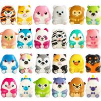 5/15/30Pcs Kawaii Mochi Squishies Cartoon Animal Stress Ball Fidget Toys Push Rebound Stress Relief Toys For Kids Party Favors yellow