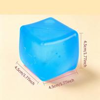 Shapeable Stress Relief Ice Cube Squishy Sensory Toy For Soothing Play