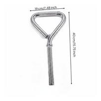 Steel Kettlebell Handle Dumbbell Plate Adaptor Adjustable Fitness for gray