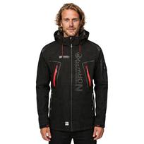 Geographical Norway Techno Vyriškas Juodas Softshell Žieminis Striukė Su Vėjui Atspariu Vandeniui Atspariu Gobtuvu Juoda (Wu1060H/Gn-Juodas) black