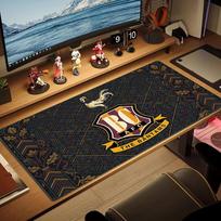 Bradford City AFC Color Mouse Pad Large Gaming Table Cushion Non-slip Laptop Tablet Big Mousepad XXL Mat Mini PC Playmat With Lock edge 30cmx60cm(11.8x23.6inch) brown