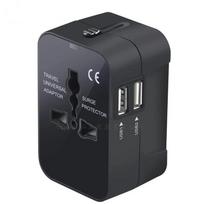 Universal Travel Ac Power Adapter With Dual Usb Ports Eu Us Uk Au Outlet Converter Socket Plug Global Conversion Charger 2USB juoda
