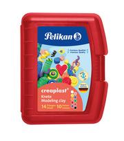 Plastilinas Pelikan, 10 vnt., 240 g.