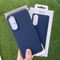 Samsung Galaxy S25 Edge SM-S937B Kindsuit dėklas Minkštas šilkinis prisilietimas Apsauginis odinis dangtelis tamsiai mėlyna spalva