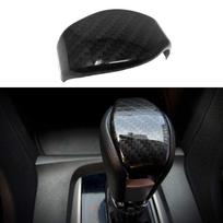 For Honda Civic 10th Gen 2016-2024 Carbon Fiber Gear Shifter Knob Cover Trim CHINA black