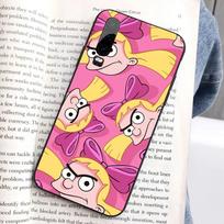Hey Arnold Helga Bonito Phone Case For Huawei Honor 10 Lite 9 20 7A 9X 30 50 60 70 Pro Plus Soft Silicone Cover Huawei Honor 70 Pro pink