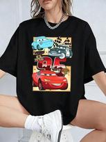 Lightning McQueen Car T Shirt Unisex 4XL gray