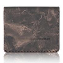 Portable Leather Card Passport Holster Storage Bag Card Holder 43 Card Case gray
