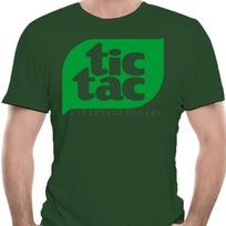 Tic Tac Candy Mint Logo T Shirt XL green
