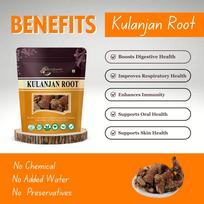 BrijBooti Kulanjan šaknis 100 g - Paan Jadd - Kulinjan - Alpinia Galanga laukinis - Siaminis imbieras - Tailando imbieras | FSSAI, GMP, ISO sertifikuotas