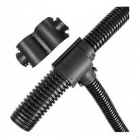 Nailono gofruoto vamzdžio jungiklis Atsparus ugniai Atidaromas gofruotas vamzdis T formos jungtis FastenFit Užsegimas Ad21.2*15.8*21.2 Reducing T-type