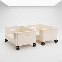 Po kriaukle vonios kambario laikymo lentyna, kilnojamas skalbimo priemonių organizatorius tualetui, praustuvui, balkonui White Floor-Standing Two-Pack beige