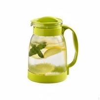 Glass Water Pitcher Wide Mouth Borosilicate Jug Easy to Clean Large Capacity for žalia