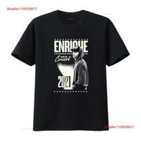 Enrique Iglesias 2021 Tour Concert Cities 2 Sided Black Band Music T Shirt Medium Vintage Streetwear Versatile Fashion L black