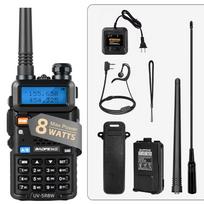 1/2PCS BaoFeng UV-5R 8W Tri-Power Walkie Talkie High Power Dual Band Long Range 128 CH Portable Handheld UV 5R Ham Two Way Radio EURO