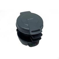 Burger Maker Electric Sandwiches DoubleLayer Breakfast Cooker for Students, Individuals, Dorm Silver Au 220V gray