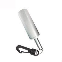 Diving Shaker with Clip Knurled Rattle Aluminum Communicator for Divers Black sidabras