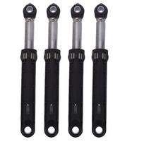 4 Pcs Washer Shock Absorber and Pin Kit Replacement for GE Washing Machine Damper WH03X29516 PD00073502 PS16217190 gray