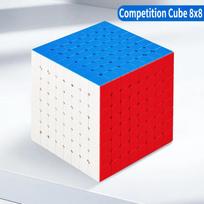 Sengso Speed Cube 4X4 5X5 6X6 7X7 8X8 Stickerless Cube |Smooth Rotation Professional Competition High-Order Cube Educational Toy