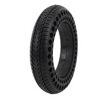 10x2.125 Electric Scooter Solid Tire Rubber Anti Slip Impact Resistant Scooter Honeycomb Solid Tire for Replacement black
