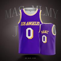 Individualizuotas krepšinio marškinėlis Pasidaryk pats Sportiniai marškinėliai Spausdinti Los Andželas Personalizuotas komandos pavadinimas Numeris Vyras Moteris Suaugusieji Jaunimas Vaikai L purple