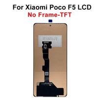 AAA++ OLED For Xiaomi Poco F5 Pro LCD Touch Screen 23049PCD8G Display Digitizer For Poco F5 LCD 23013PC75G Replacement Parts 1 F5 TFT NO Frame gray