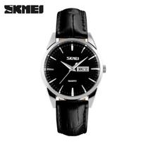 Men's fashion watch belt watch waterproof Korean version electronic watch business quartz watch black