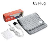 220v 60*30cm Electric Heating Pad For Abdomen Waist Back Thermal Blanket Keep Warm Blanket 9 Gear Temperature gray