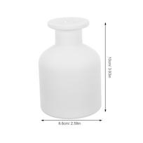 2Pcs Round Glass Aromatherapy Bottle 150Ml Refillable Diffuser Jar Essential Oil Diffuser for Home Decor Bedroom Living Room balta