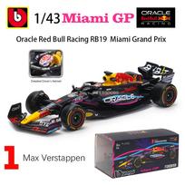 Bburago 1:43 F1  Red Bull Racing Rb19 #1 Verstappen #11 Perez Alloy Luxury Vehicle Diecast Formula Car Model Toy Gift black