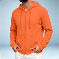Men's Casual Hooded -Lined Jacket Color for Everyday Wear L šafranas