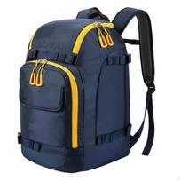 Ski Helmet and Boot Bag Multiple Compartments 50L Gear Backpack Padded Protection Snowboard mėlyna