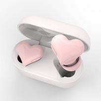 Xiaomi AQ10-Heartbuds Wireless EarphonesTWS Earbuds Bluetooth Headset Heart BudsWomen High Quality Fashion Gaming Student Headphones rožinė