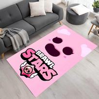 Brawl Stars kilimas Puikiai tinka lauko virtuvei Papuoškite kambarį Žaidimų kambarius Neslystantis kilimas Anime biuro dekoras Puiki dovana Valentino dienai Vestuvėms Gimtadieniui 80cmx120cm