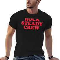 The Rock Steady Crew Tshirt Lightweight Gym Training Tshirt L black