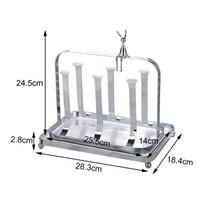 Durable Water Cup Rack, Drying Rack Stand, Draining Coffee Mug with small tray