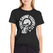 Feine Sahne Fischfilet Punk T-Shirt L juoda