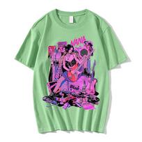 Nana Osaki Anime marškinėliai Black Stones Band Unisexga trumpomis rankovėmis marškinėliai Unisex moteriški 100% medvilnės laisvalaikio marškinėliai Harajuku Streetwear S beige