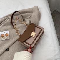 Bag Women's Messenger Bag Women's Bag New Shoulder Bag Women's Small Bag Versatile Small Square Bag tamsiai ruda spalva