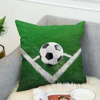 Pagalvė Dekoratyvinis pagalvės užvalkalas Namai Krepšinis Futbolas Automobilis Sofa Pagalvėlės užvalkalas 12x12Inch gray