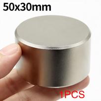 50x30mm Super stiprus neodimio magnetas N35 NdFeB Nuolatinis magnetinis imanes Apvalūs galingi magnetai Šaldytuvo magnetas