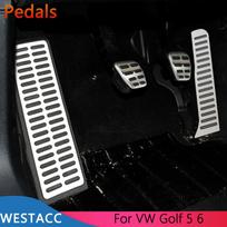 Automobilio pedalų dangtis VW Golft 5 6 Tiguan Touran, skirtas Skoda Octavia A5 LHD nerūdijančio plieno akceleratoriaus dujinių stabdžių sankabos atrama AT gray