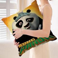 B-BEAST K-KINGDOM K-Kung F-Fu Panda Cushion Cover Inches Farmhouse Decor Home Throw Pillow Covers for Couch Decorations 16x16Inch