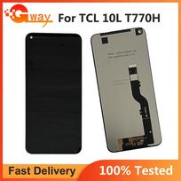 LCD Screen and Digitizer Full Assembly For TCL 10L T770 gray