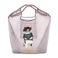 Kusguru Japan Animal Mode Chiffon Paracord Bag, 258154, Silver gray