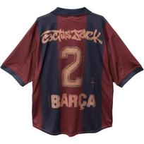 Nike x Travis Scott x FC Barcelona Retro 2000/01 Namų Skeleto Marškinėliai 'Raudona Tamsiai Mėlyna' Vyriški FQCJ-CJ01 M black