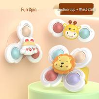 Gyro Spinner Teething Wristband for Babies 0-12 Months white