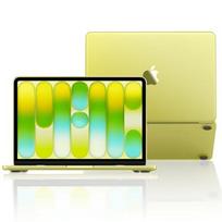 For MacBook Neo 13 inch 2026 protective case  yellow matte hard case geltona