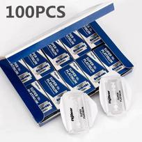 Salon & Home Use Double Edge Razor Blades 30/50/100Pcs, Men Professional Beard Shaving Barber Grooming Tool gray