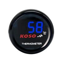 ZSDTRP Universal Koso 0°C-120°C Motorcycle Motorbike Thermometer Instruments Water temperature Gauge Digital Display Meter mėlyna